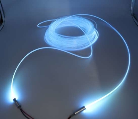 1.5mmの屋内及び屋外の照明装飾のプラスチック裸の光ファイバーをつける繊維光学Rgb MUTTAHIDA MAJLIS-E-AMALの側面の白熱