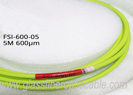 エネルギー繊維レーザー5meters FSI-600-05 FSI-400-05繊維は高い発電レーザー ケーブルの波長600umをケーブルで通信する