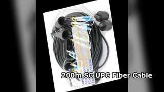 SC UPC ファイバー ケーブル 200m TPU