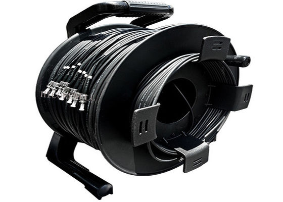 品質  Portable Retractable Cable Reel For Various Tactical Communication FO Cable 工場