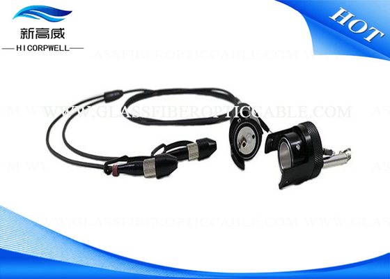 2 Core Military Tactical Fiber Optic Patch Cable with Plug and Receptacle