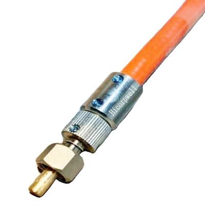D80 Fiber Optic Cable with 200μm to 800μm Core Diameters Featuring Sapphire and Air Gap Protection and Precisely Polished D80 Fiber Connectors