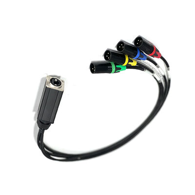 Fan to Fan Ethercon RJ45 Tactical Ethernet 4CH Audio Multicore Network Cable Extender Winding Drum Compatible with WiFi 4G 3G