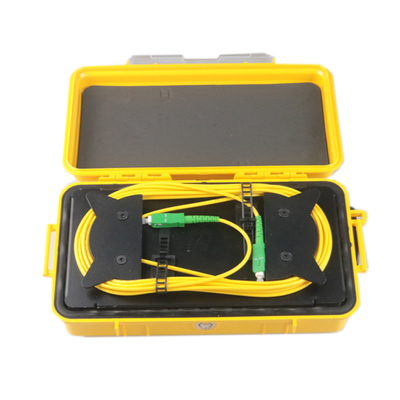 繊維光学の保護のための黄色い色の光ファイバ ケーブルのスプール リング箱