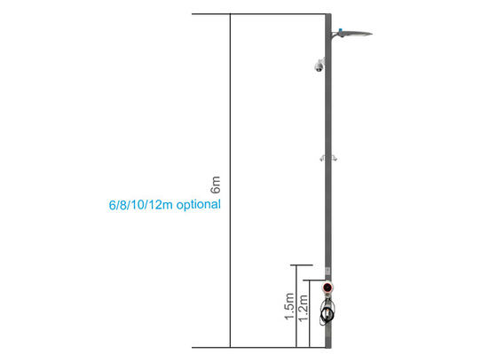 IEC都市Streetingライトのためのスマートな力の適用/スマートな街灯柱