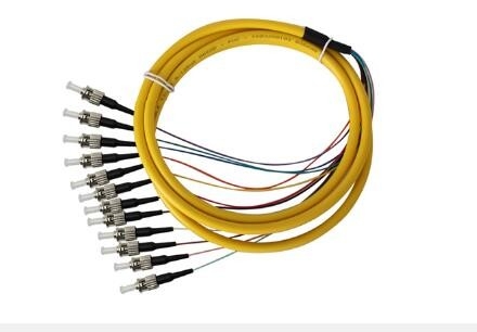 CATV FTTHネットワークのカスタマイズされたコネクターの束SC APC繊維の光学ピグテール ケーブル