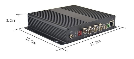 4 Ethenet及びBidi RS485の港HD-SDI繊維の送信機