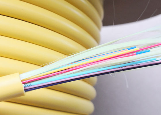 適用範囲が広い堅い緩衝繊維光学の配線ケーブル多重モードの屋内オレンジ色