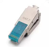 CAT7 FTp Toollessのモジュラー プラグ8p8c rj45は10GBオス・コネクタを保護しました