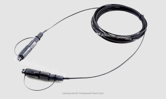 HのコネクターSC APCの繊維光学パッチは屋外コミュニケーション ハイ リターンの損失をケーブルで通信します