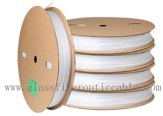 200M裸繊維の保護管の光ファイバーの保護透明な管の直径4-5mm