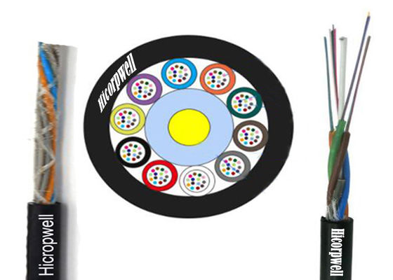 巻き枠の緩い管Dia 1.95mmのガラス繊維の光ケーブルごとの2KM