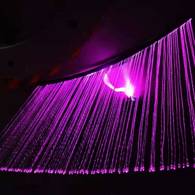 PMMA視覚繊維の滝のカーテン ライトをつける屋外のプラスチック光ファイバーのカーテン