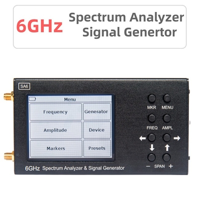 35から4500 MHz SA6 6GHzのWi-Fiのための携帯用スペクトル検光子信号Genertor、2G、3G、4G、LTE、CDMA、DCS、GSM、GPRS